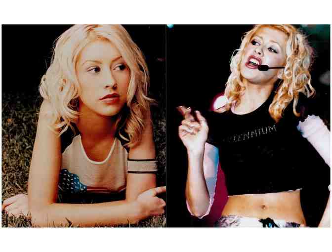 CHRISTINA AGUILERA, group of classic celebrity portraits, stills or photos