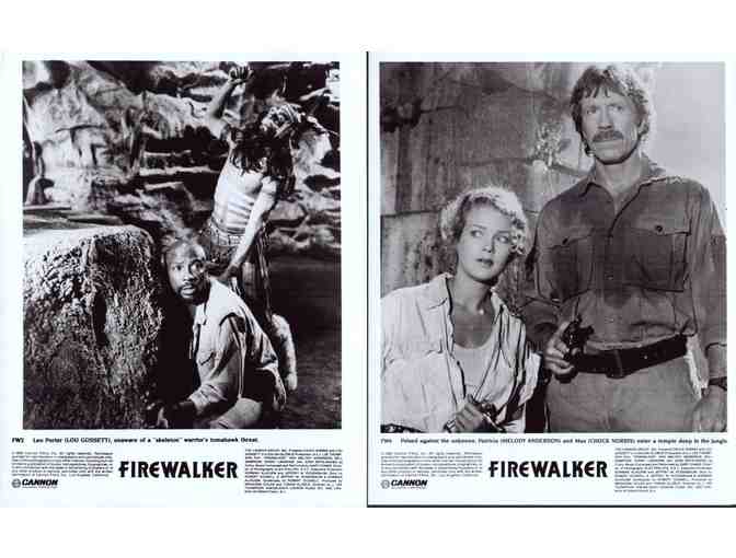 FIREWALKER, 1986, movie stills, Chuck Norris, Lou Gossett, Will Sampson