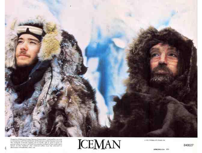 ICEMAN, 1984, mini lobby cards, Timothy Hutton, Lindsay Crouse, Caveman sci-fi