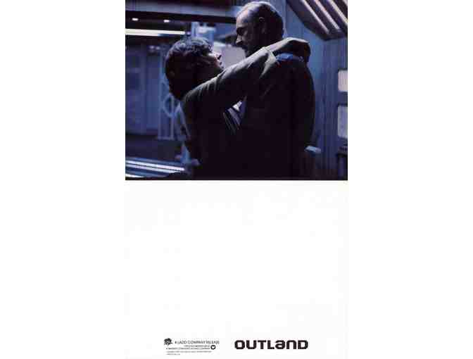 OUTLAND, 1981, cards, Sean Connery, Peter Boyle