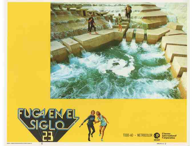 LOGANS RUN, 1976, lobby card set, Michael York, Farrah Fawcett