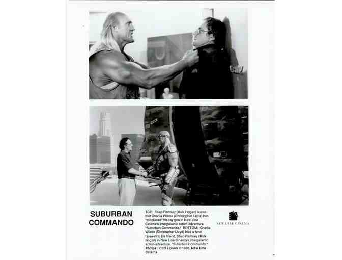 SUBURBAN COMMANDO, 1991, movie stills, Hulk Hogan, Christopher Lloyd