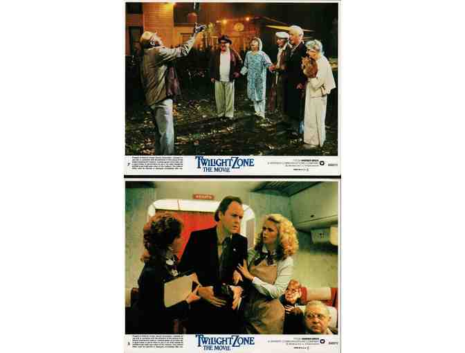 TWILIGHT ZONE THE MOVIE, 1983, mini lobby cards, Dan Aykroyd, John Lithgow