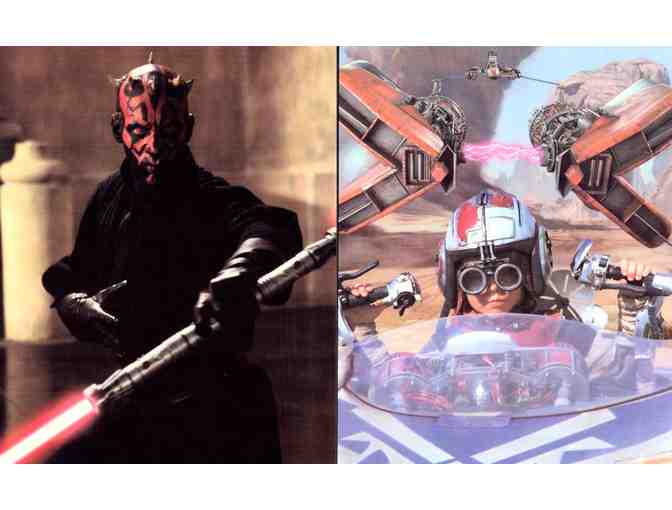 STAR WARS EPISODE 1: PHANTOM MENACE, 1999, 8x10 postcards, COLLECTORS LOT