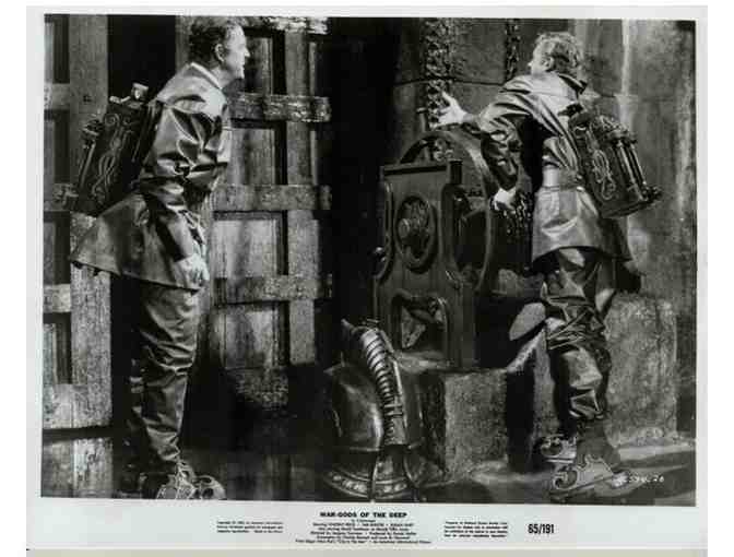 WAR GODS OF THE DEEP, 1965, movie stills, Vincent Price, Tab Hunter