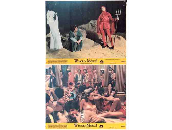 WHOLLY MOSES, 1980, mini lobby cards, Dudley Moore, Richard Pryor