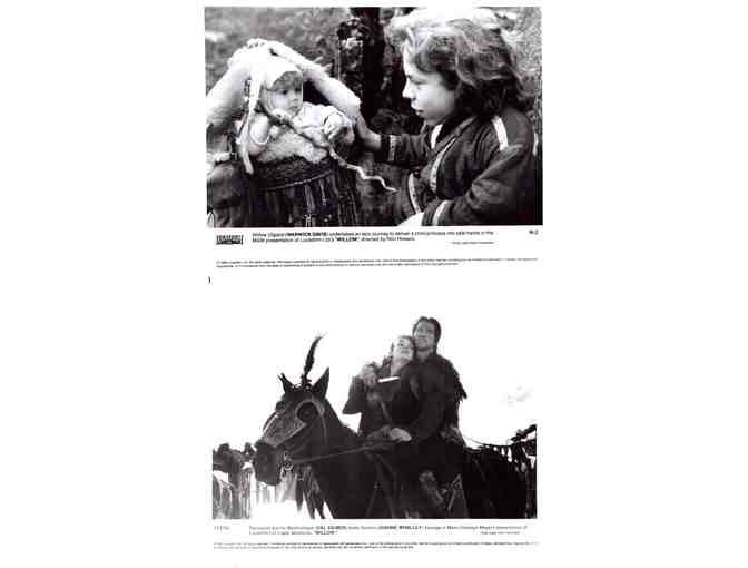 WILLOW, 1988, movie stills, COLLECTORS LOT, Warwick Davis, Val Kilmer