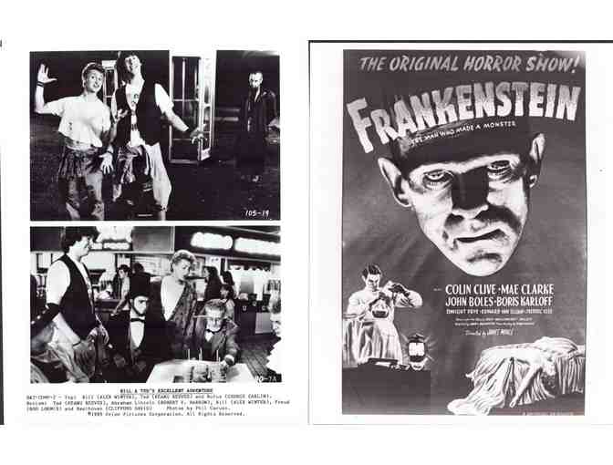 HORROR-SCI-FI FANTASY STILLS LOT 4 - FRANKENSTEIN; SINBAD; SWARM; CATS EYE