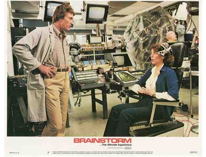 BRAINSTORM, 1983, lobby cards, Christopher Walken, Natalie Wood