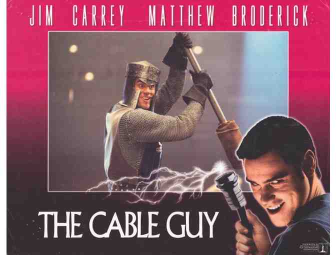 CABLE GUY, 1996, lobby cards, Jim Carrey, Matthew Broderick, Ben Stiller