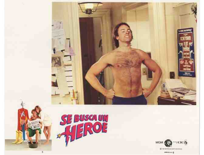 HERO AT LARGE, 1980, Spanish lobby cards, John Ritter, Anne Archer