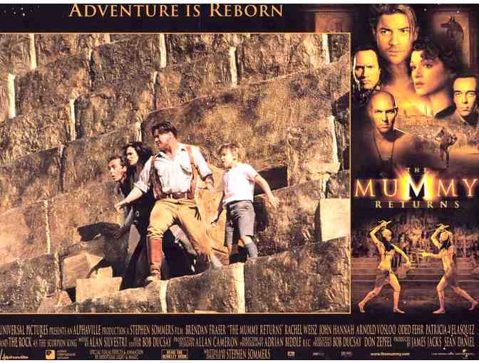 LOBBY CARDS LOT 7 - MUMMY RETURNS; WHOLLY MOSES; MULTIPLICITY