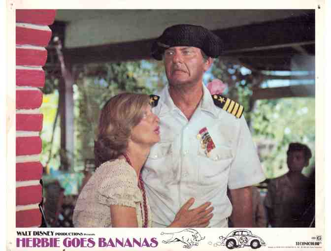 HERBIE GOES BANANAS, 1980, lobby cards, Cloris Leachman