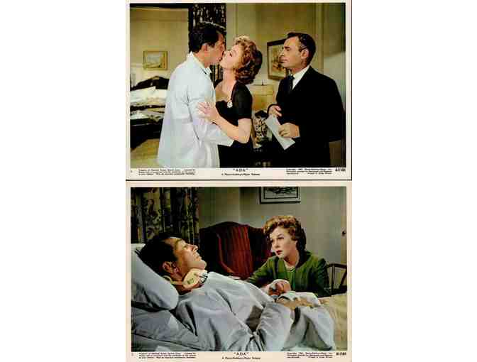 ADA, 1961, mini lobby card set, Susan Hayward, Dean Martin