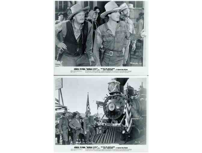 DODGE CITY, 1939, movie stills, Errol Flynn, Olivia De Havilland