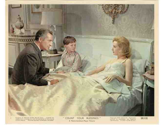 COUNT YOUR BLESSINGS, 1959, mini lobby card set, Deborah Kerr, Maurice Chevalier