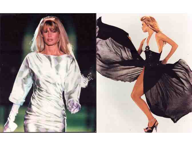 CLAUDIA SCHIFFER, group of classic celebrity portraits, stills or photos