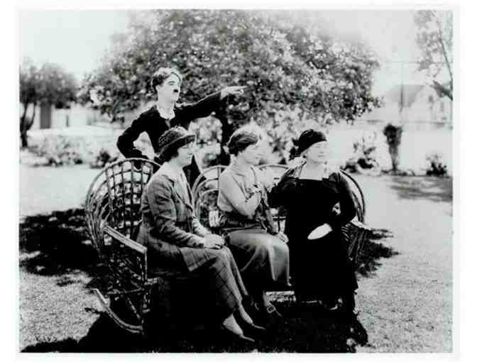 CHARLIE CHAPLIN, group of classic celebrity portraits, stills or photos