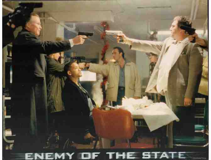 ENEMY OF THE STATE, 1998, lobby card set, Will Smith, Gene Hackman