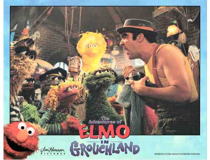 ADVENTURES OF ELMO IN GROUCHLAND, 1999, lobby card set, Mandy Patinkin, Elmo