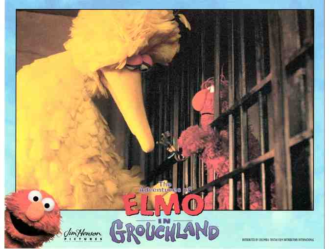 ADVENTURES OF ELMO IN GROUCHLAND, 1999, lobby card set, Mandy Patinkin, Elmo