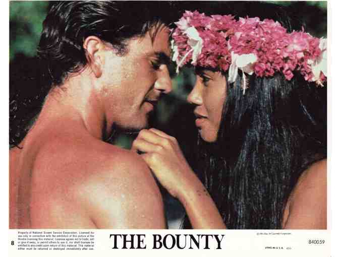 BOUNTY, 1984, mini lobby card set, Mel Gibson, Anthony Hopkins