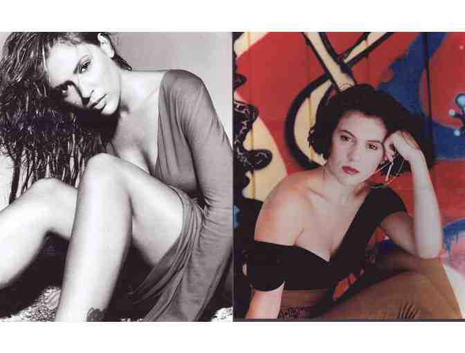 ALYSSA MILANO, group of classic celebrity portraits, stills or photos