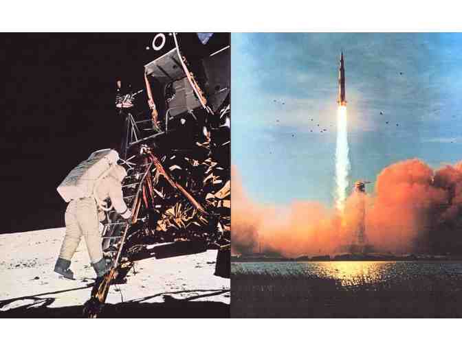 APOLLO 11, 1969, NON-MOVIE MOON LANDING IMAGES