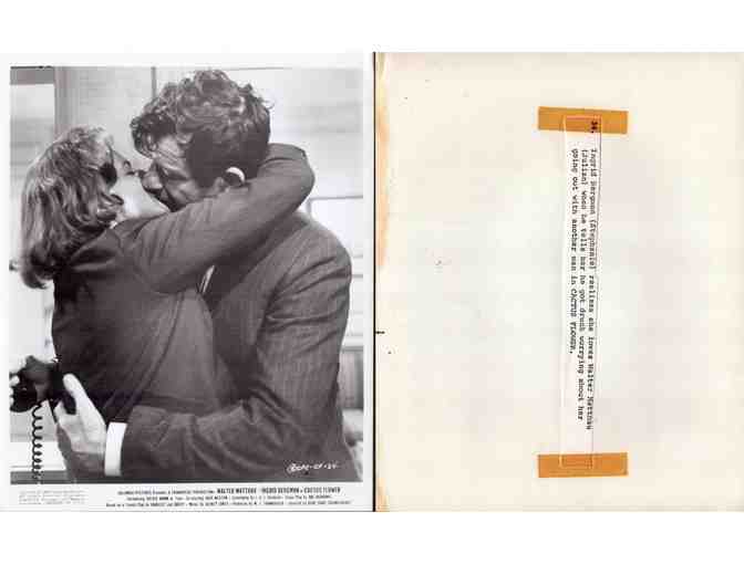 CACTUS FLOWER, 1969, card and stills, Goldie Hawn, Ingrid Bergman