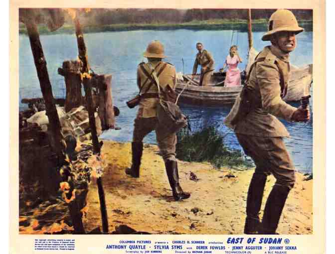 EAST OF SUDAN, 1964, British Front of House cards, Anthony Quayle
