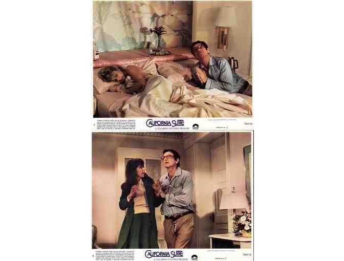 CALIFORNIA SUITE, 1978, mini lobby cards, Alan Alda, Michael Caine
