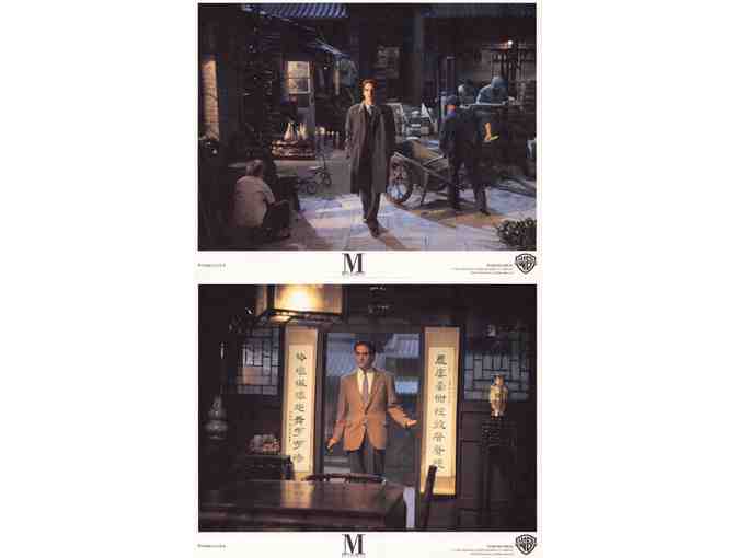 M BUTTERFLY, 1993, mini lobby cards, Jeremy Irons
