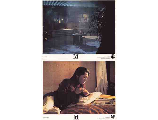 M BUTTERFLY, 1993, mini lobby cards, Jeremy Irons