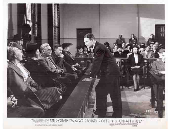 UNFAITHFUL, 1947, movie stills, Ann Sheridan, Eve Arden