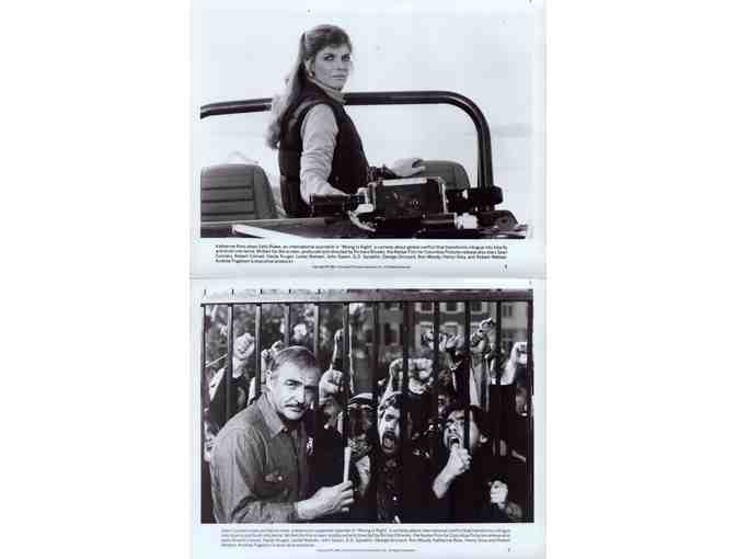 WRONG IS RIGHT, 1982, movie stills, Sean Connery, Katharine Ross