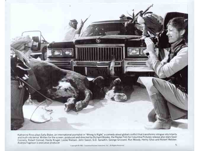 WRONG IS RIGHT, 1982, movie stills, Sean Connery, Katharine Ross