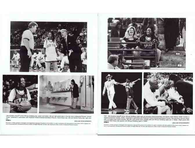 EDDIE, 1996, movie stills, Whoopi Goldberg, Donald Trump, Frank Langella