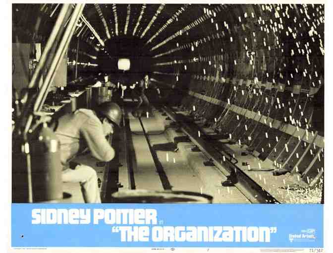 ORGANIZATION, 1971, lobby cards, Sidney Poitier, Barbara McNair