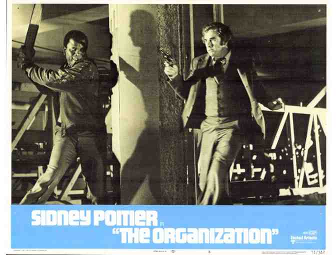 ORGANIZATION, 1971, lobby cards, Sidney Poitier, Barbara McNair