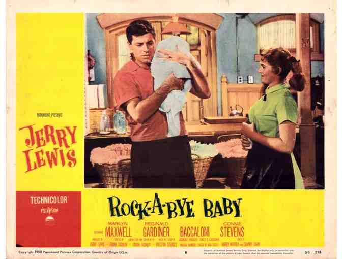 ROCK-A-BYE BABY, 1958, lobby cards, Jerry Lewis, Marilyn Maxwell