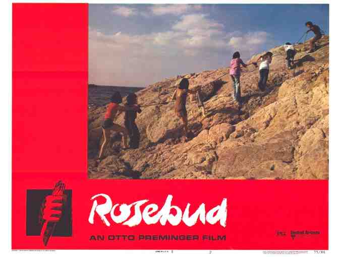 ROSEBUD, 1975, lobby cards, Peter Otoole, Richard Attenborough