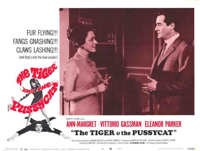 TIGER AND THE PUSSYCAT, 1967, lobby cards, Ann-Margret