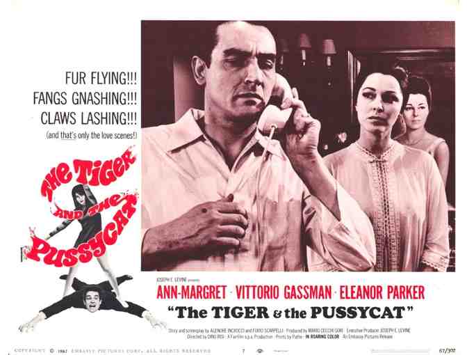 TIGER AND THE PUSSYCAT, 1967, lobby cards, Ann-Margret