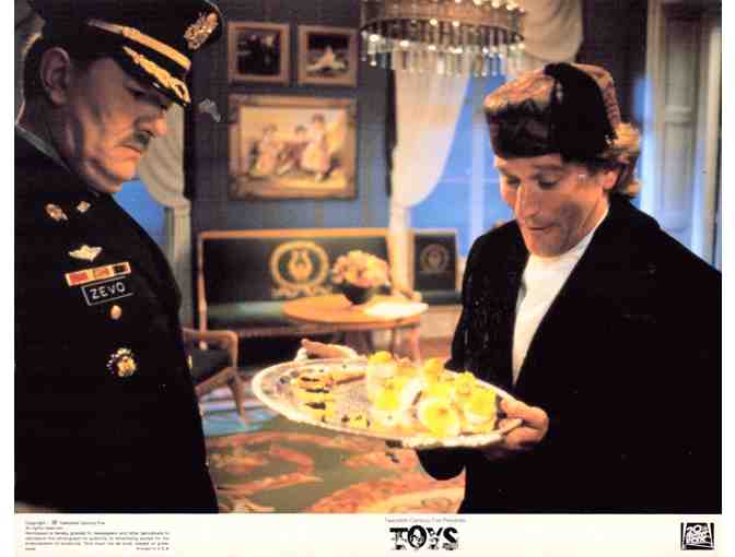 TOYS, 1993, lobby cards, Robin Williams, Joan Cusack