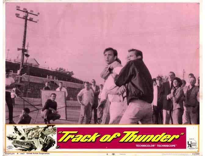 TRACK OF THUNDER, 1967, lobby cards, Tom, Kirk, Ray Stricklyn,
