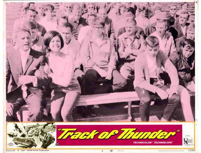 TRACK OF THUNDER, 1967, lobby cards, Tom, Kirk, Ray Stricklyn,