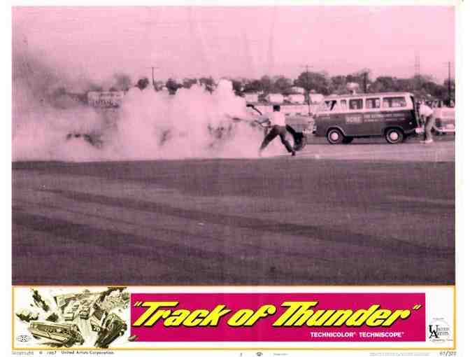TRACK OF THUNDER, 1967, lobby cards, Tom, Kirk, Ray Stricklyn,