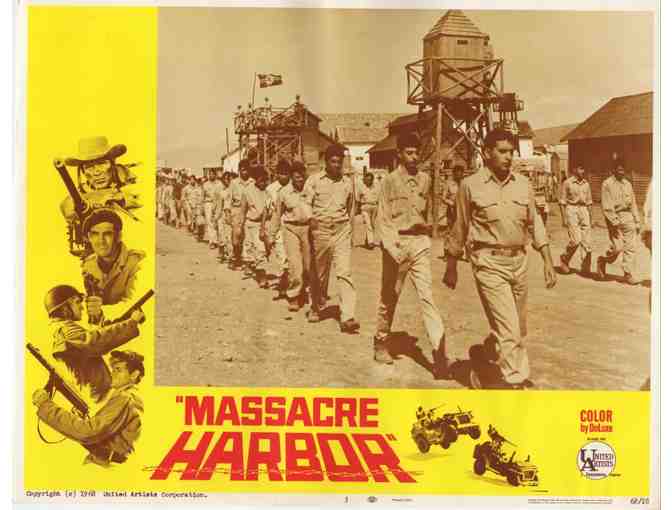 MASSACRE HARBOR, 1968, lobby cards, Christopher George, Claudine Longet