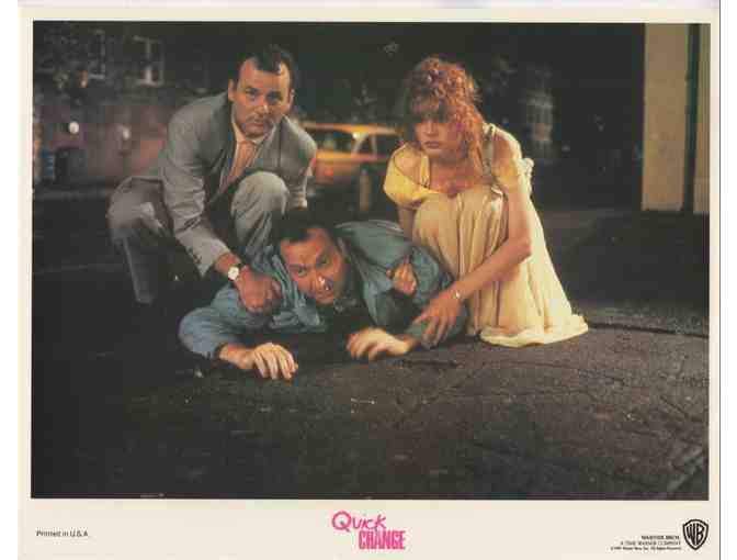 QUICK CHANGE, 1990, lobby cards, Bill Murray, Geena Davis