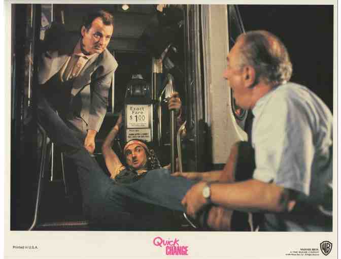 QUICK CHANGE, 1990, lobby cards, Bill Murray, Geena Davis